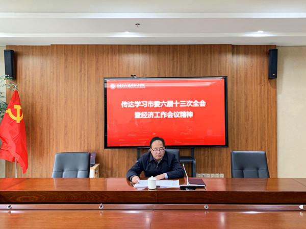 南充文化旅游职业学院传达学习市委六届十三次全会暨经济工作会议精神