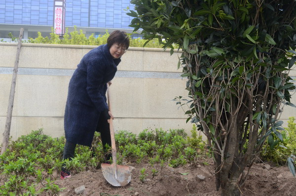 南充文化旅游职业学院开展义务植树活动